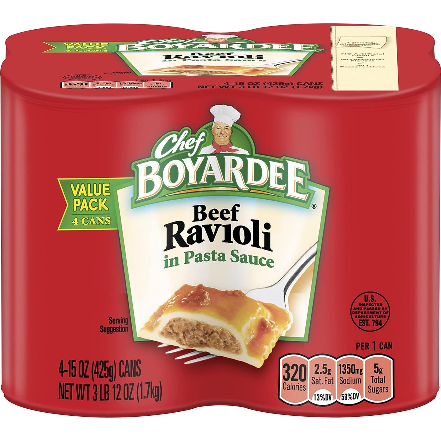 Beef Ravioli 15oz
