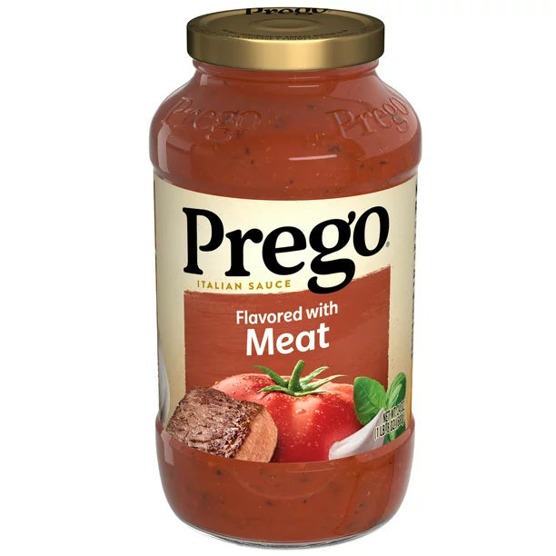 CAMPBELLSOUP Co.:18695.C Prego Flavored with Meat 24oz
