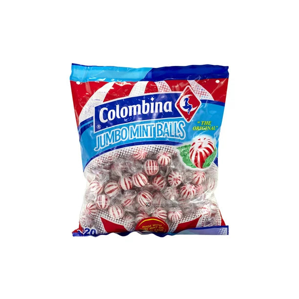 COLOMBINA:11464.Colombina Jumbo Mint Balls 60 X 9g