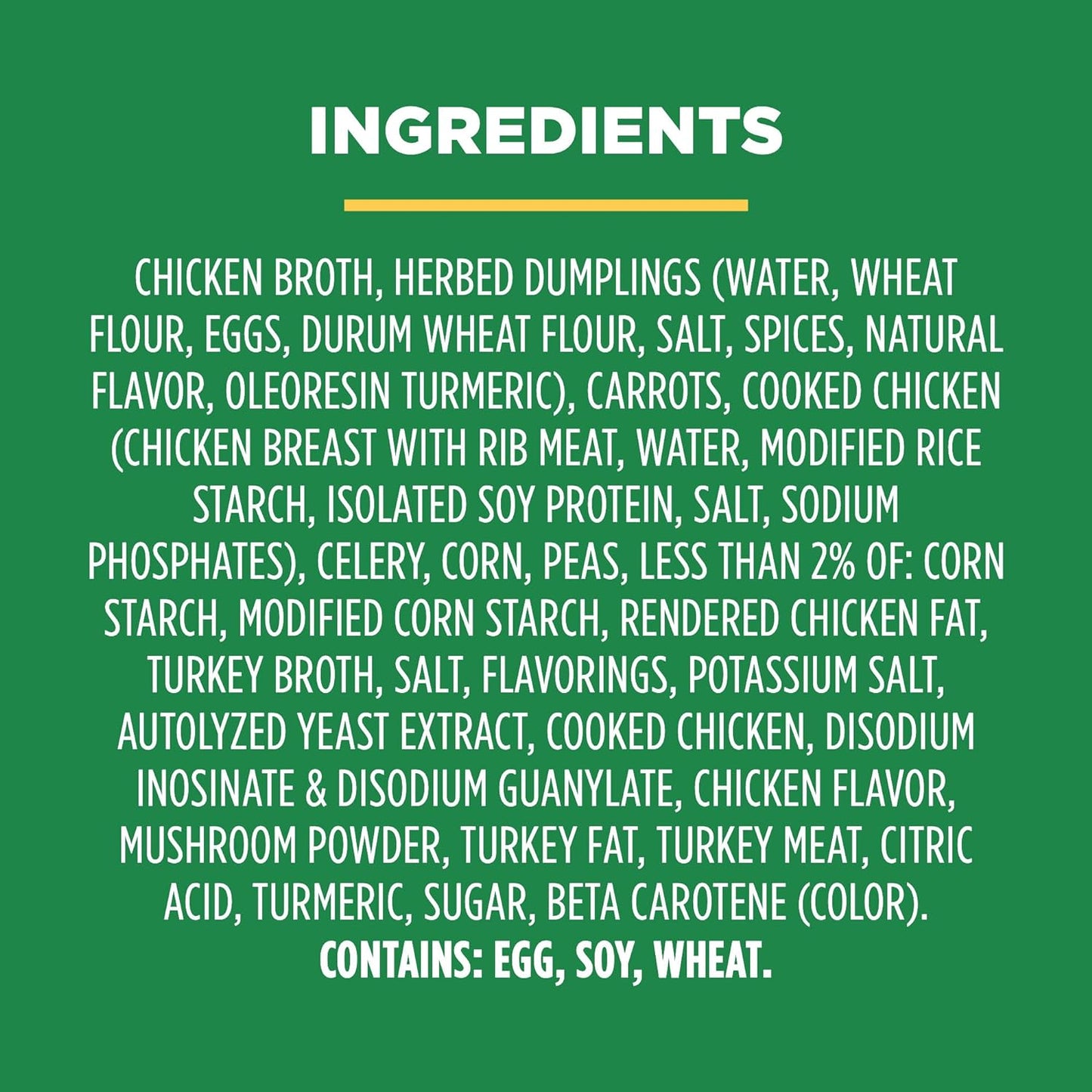 CONAGRA:40797.Con Healthy Choice Chicken Dumpling Soup 15oz