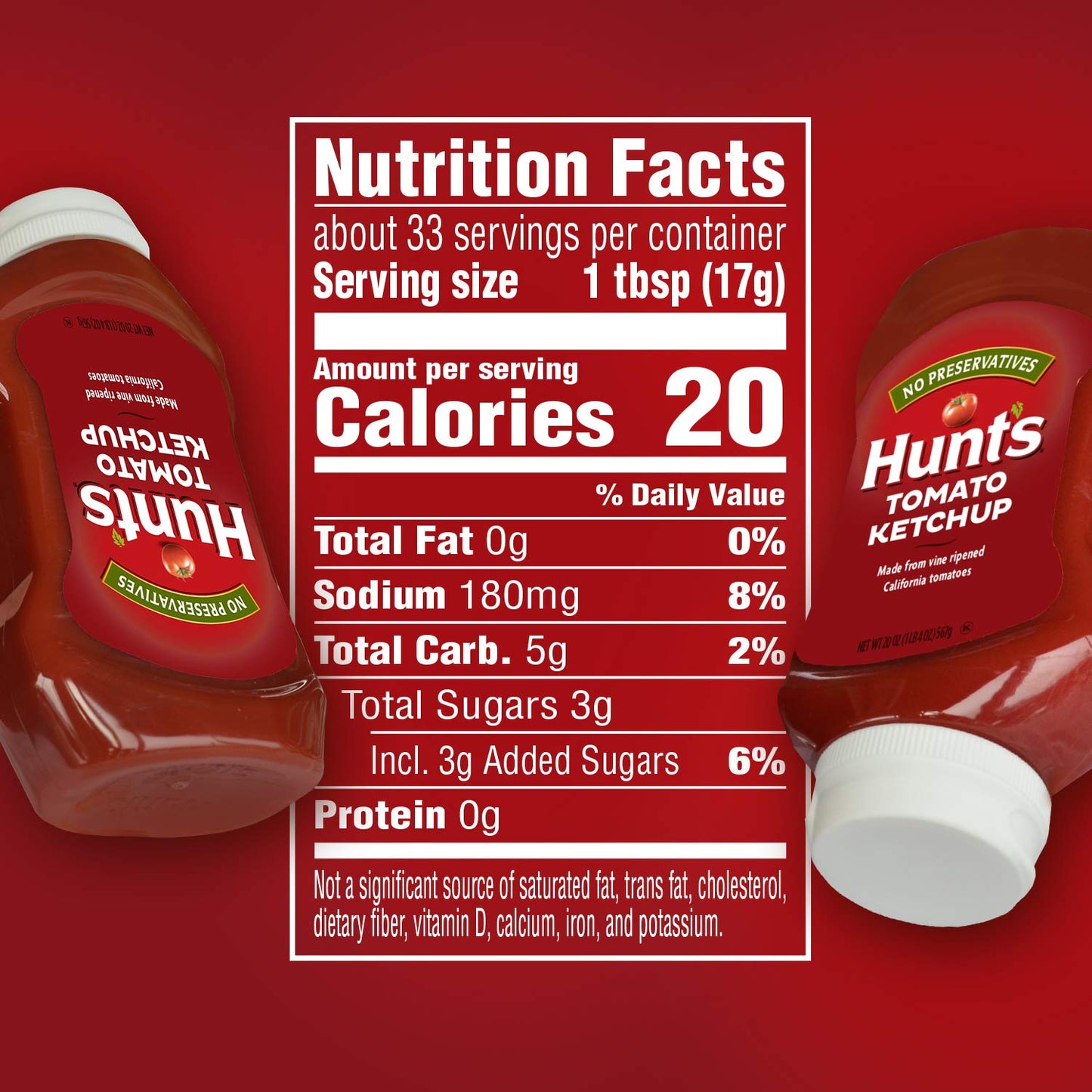 Hunts Ketchup Conventional 20oz