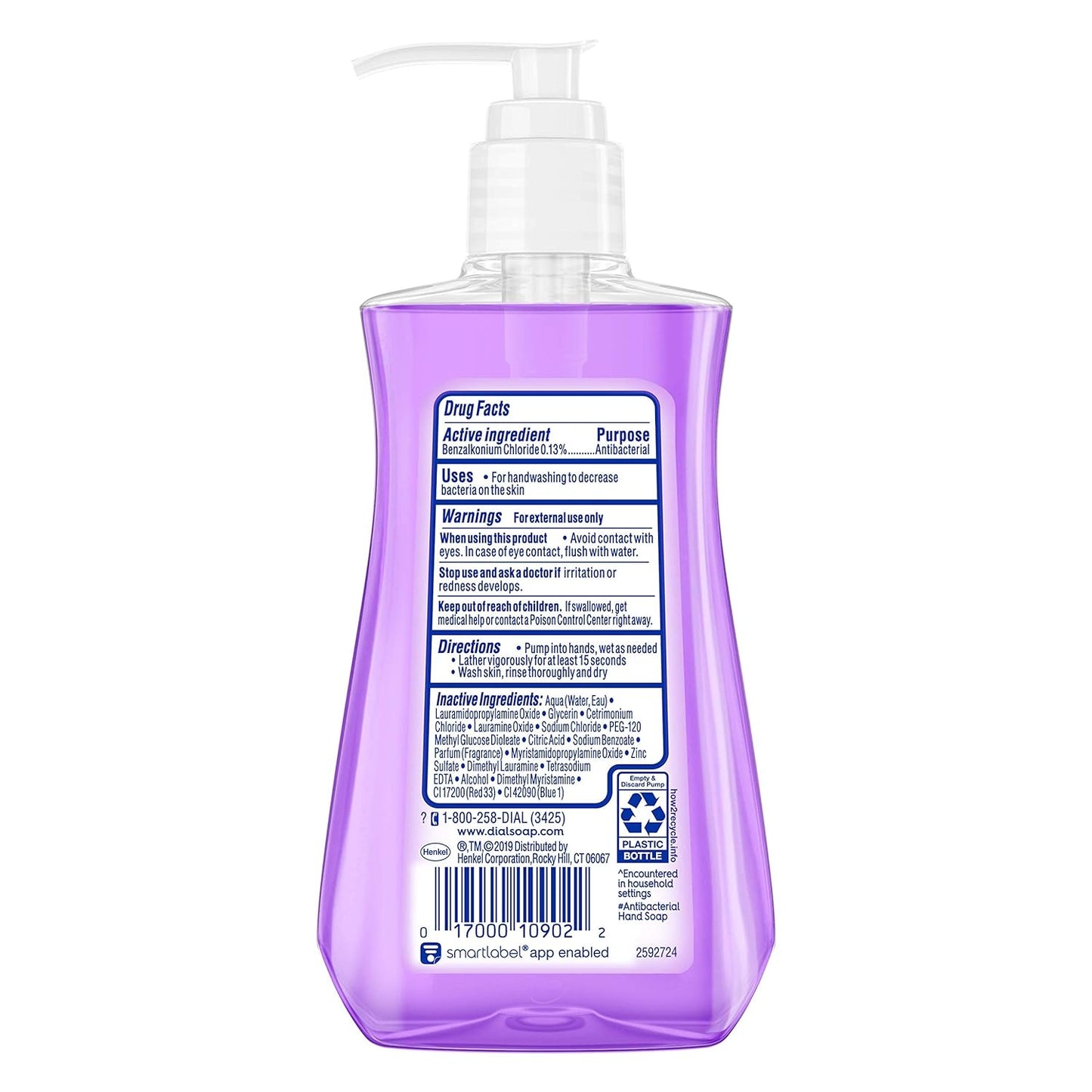 DIAL Co.:10903.D Liquid Dial Pump ( Lavender & Twilight Jasmine ) 7.5oz
