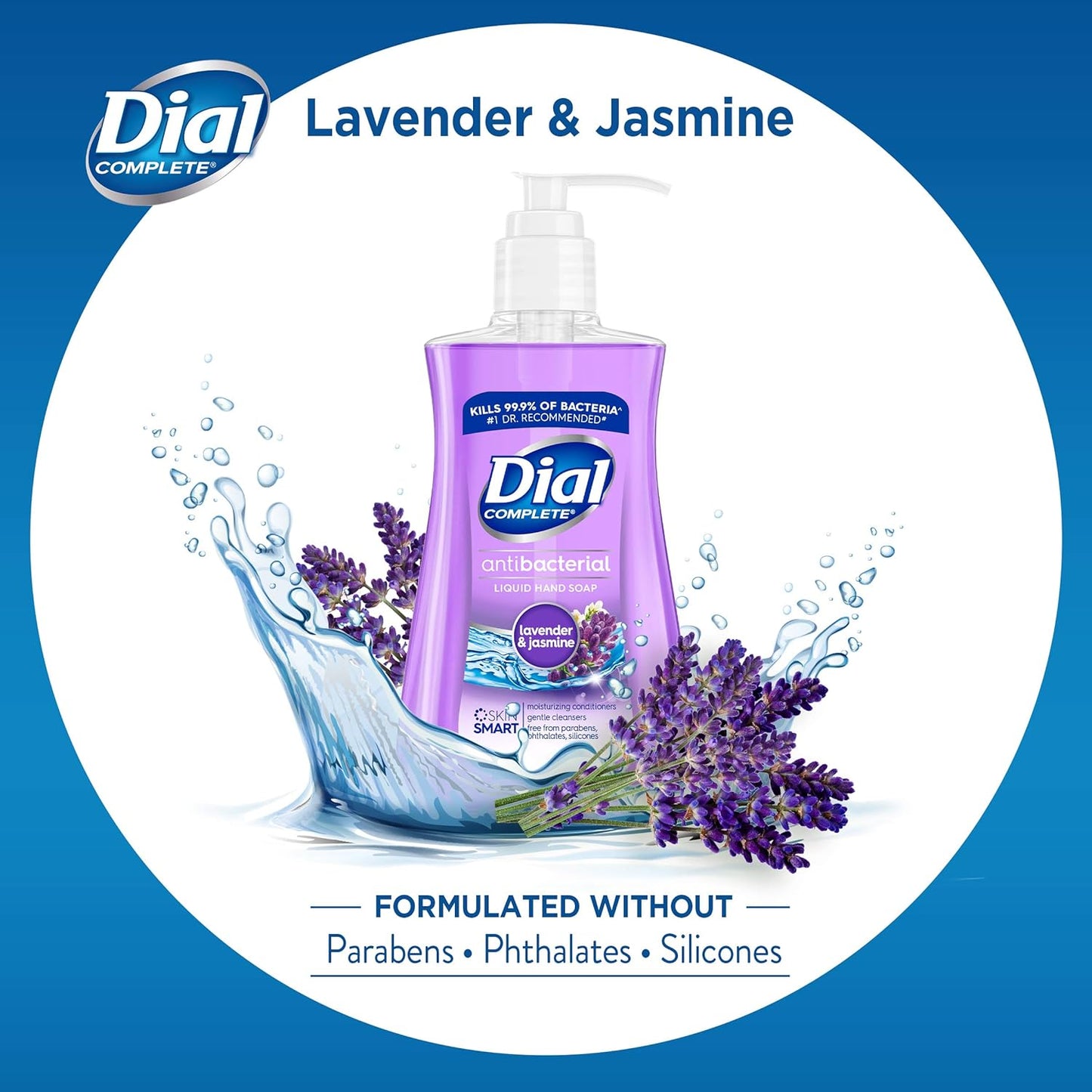 DIAL Co.:10903.D Liquid Dial Pump ( Lavender & Twilight Jasmine ) 7.5oz