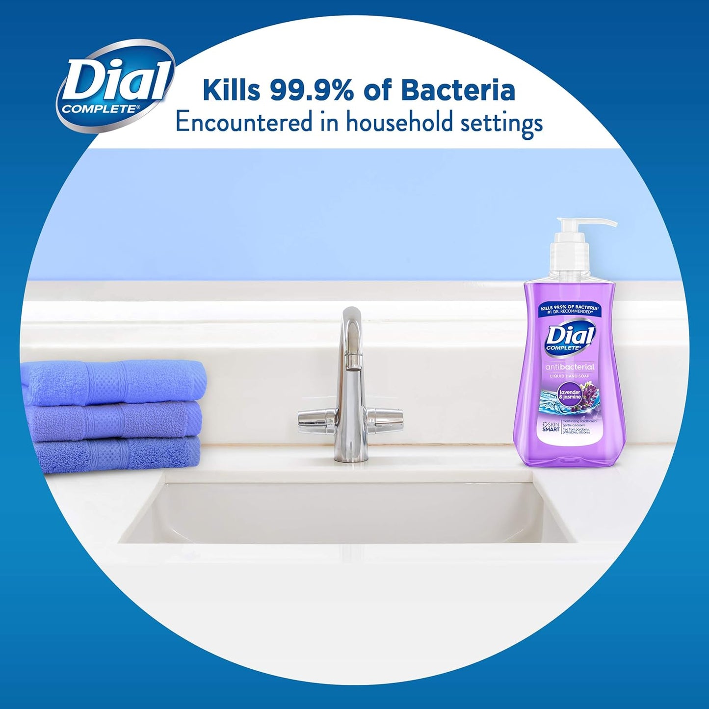 DIAL Co.:10903.D Liquid Dial Pump ( Lavender & Twilight Jasmine ) 7.5oz