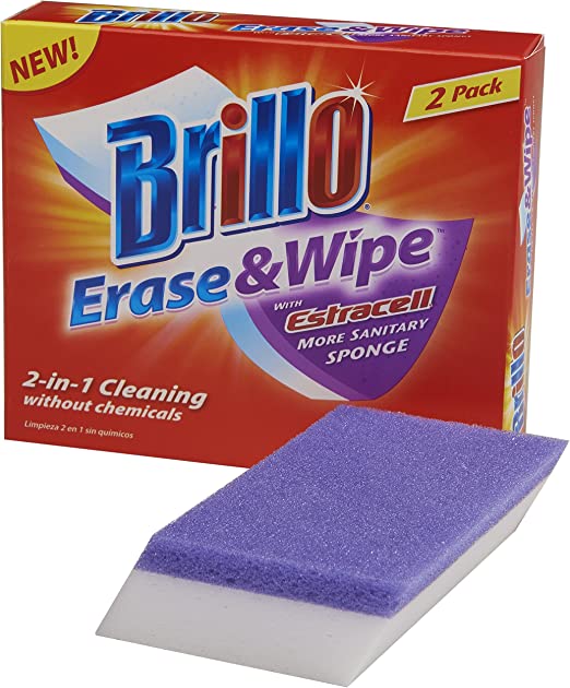 ARMALY BRANDS:81262.B Brillo Erase & Wipe 2ct