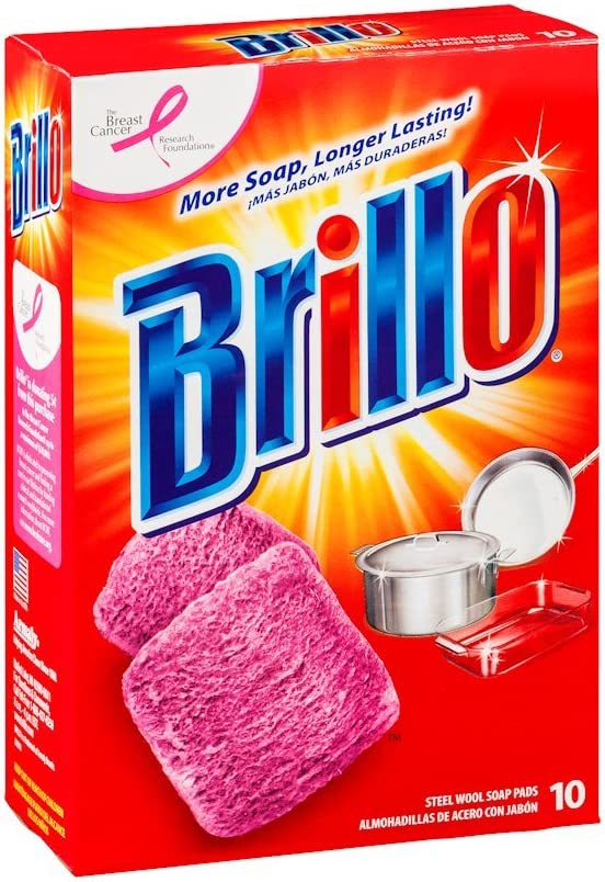 ARMALY BRANDS:23310.B Brillo Steel Wool Soap Pads Red 10ct