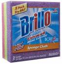 ARMALY BRANDS:22130.B BRILLO ESTRACELL SPONGE CLOTH 3CTS