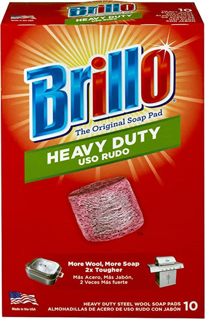 ARMALY BRANDS:57310.B Brillo Steel Wool Soap Pads Red10CT