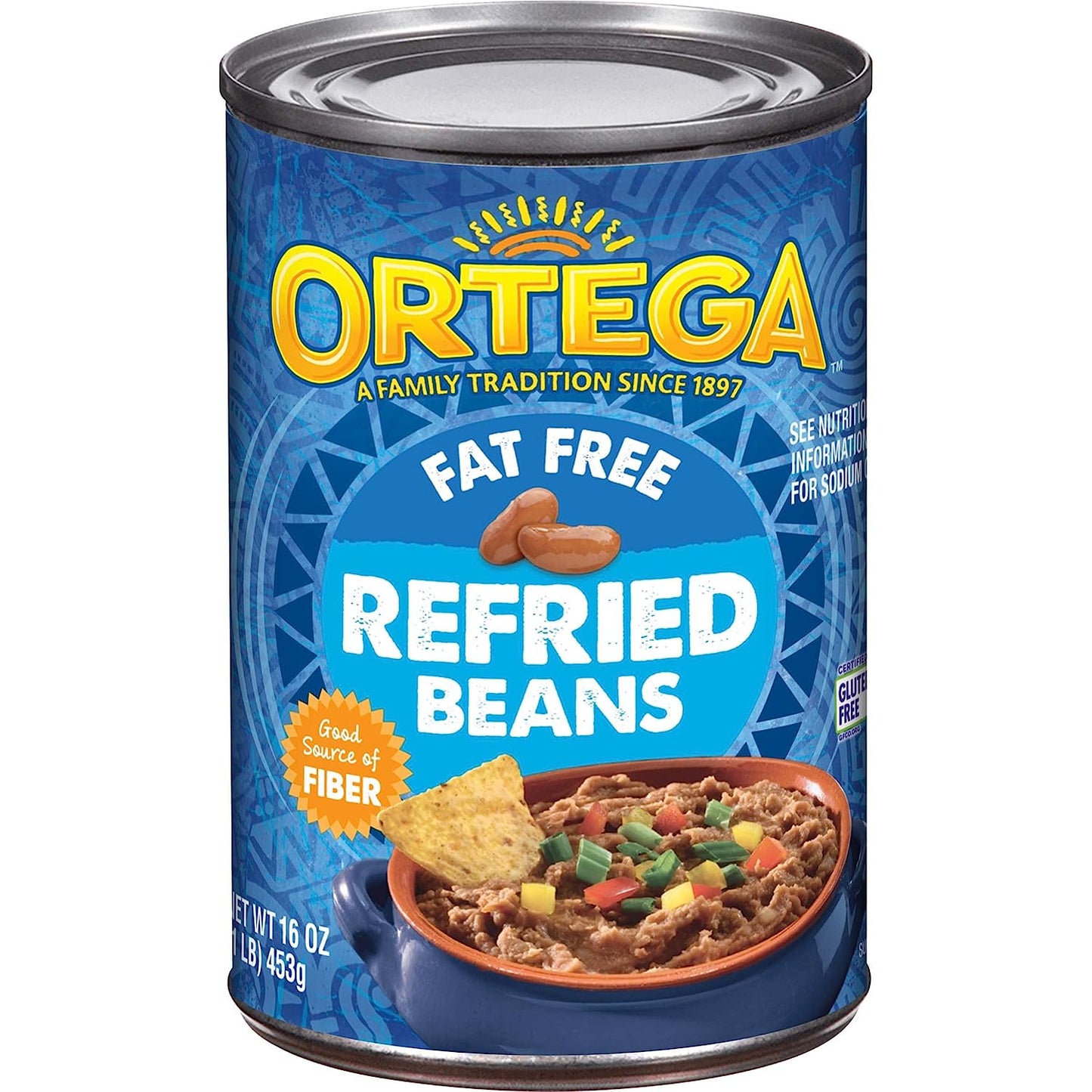 B&G/POLAR:701092.Ort Ortega Refried Beans Fat Free 16oz