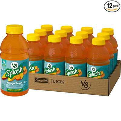 CAMPBELLSOUP Co.:15463.C V8 Splash Mango Peach   16oz