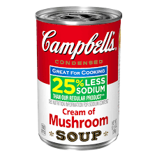 CAMPBELLSOUP Co.:16681.C R&W Cream Of Mushroom less 25% Sodium 10.75oz