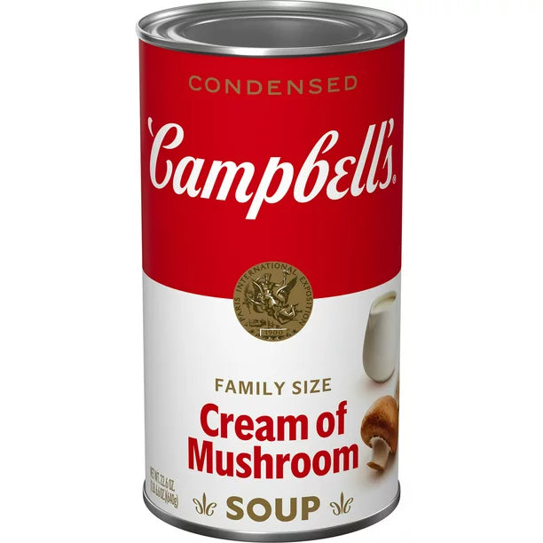 CAMPBELLSOUP Co.:21244.C Family Size Cream Of Mushroom  22oz