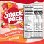 CONAGRA:41921.Con Hunts Snack Pack Straw / Orange 14oz